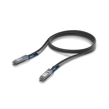 Ubiquiti UACC-DAC-QSFP28-1M 100G Direct Attach Cable, Cable length 1m, Single Pack, QSFP28 Direct Attach Cable With A 100 Gbps Max Data Rate - Image 1