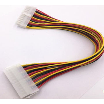 8ware CB8W-24PIN-EXT 24 Pin ATX Power Supply Extension Cable Sleeved 30cm Male to Female (20+4 Pin) Power Supply to Motherboard - Image 1