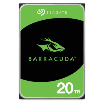 Seagate ST20000DM001 20TB 3.5' Barracuda, SATA 6Gb/s, CMR, 7200RPM, 512MB Cache, 512e, HDD, 2 Years Warranty - Image 1