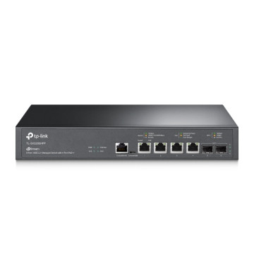 TP-LINK SX3206HPP OMADA 6-PORT MANAGED L2+ RACK SWITCH, POE++(4), 10G SFP+(2), 200W, 5YR - Image 1