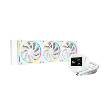 DEEPCOOL R-LM360-WHDMMC-1 LM360 ARGB Liquid Cooler Mini LCD Screen, 2.4' IPS, 320×240 Resolution , Intel LGA1851/1700/1200 + More, AMD AM5/AM4 - Image 1