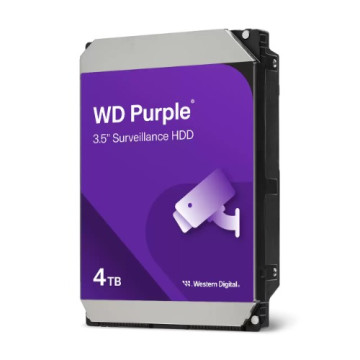 Western Digital WD44PURZ Purple 4TB Hard Drive - 3.5' Internal - SATA (SATA/600) -3-Year Limited Warranty - Image 1