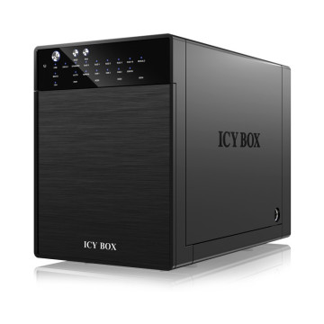 ICY BOX HDDICYRD3640SU3 External 4 bay RAID System for 3.5" SATA I / II / III hard disks with USB 3.0 and eSATA (IB-RD3640SU3) - Image 1