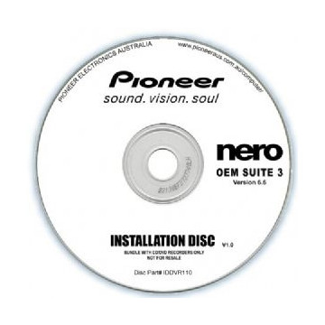 Pioneer IDDVR110 Software Nero Suite 3 OEM Version 6.6 - Play Edit Burn & Share Blu-ray & 3D contents - PowerDVD10 InstantBurn5.0 Power2Go8.0 PowerProducer5.5 - Image 1