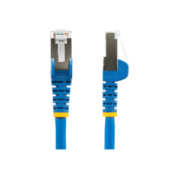 StarTech NLBL-1M-CAT6A-PATCH 1M CAT6A ETHERNET CABLE - BLUE - LOW SMOKE ZERO HALOGEN (LSZH) - 10GBE 500MHZ - Image 1