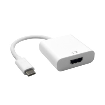 Astrotek AT-CMHDMI-MF Thunderbolt USB 3.1 Type C (USB-C) to HDMI Video Adapter Converter Male to Female for Apple Macbook Chromebook Pixel White - Image 1