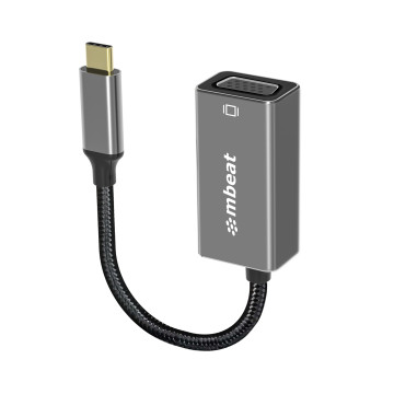 MBEAT MB-XAD-CVGA Elite USB-C to VGA Adapter - Coverts USB-C to VGA Female Port, Supports up to1920×1080@60Hz - Space Grey Weight: 30g - Image 1