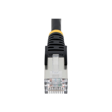StarTech NLBK-1M-CAT6A-PATCH 1M BLACK CAT6A S FTP SNAGLESS PATCH CABLE LSZH - Image 1