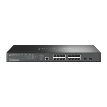 TP-LINK SG3218XP-M2 OMADA 16-PORT MANAGED L2+ RACK SWITCH, 2.5G POE+(8), 10G SFP+(2), 240W, 5YR - Image 1