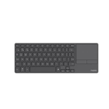 Rapoo E900T Wireless Keyboard w/ Touchpad, Up to 4 Devices Quick Switch, Ultra Slim 3.9mm, Aluminum Back, BT, 2.4Ghz. - Image 1