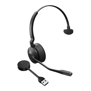 Jabra 9653-410-111 ENGAGE 55 SE UC MONO DECT HEADSET,LINK 400A BT DONGLE, SOFTPHONE/DESKPHONE,USB-A - Image 1