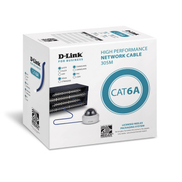 D-Link NCB-6AUFS23BLU-305 Cat6A U/FTP Cable w/ PVC Jacket - Image 1
