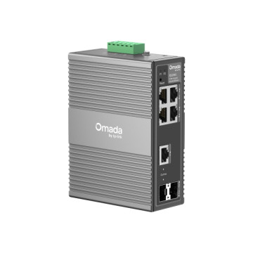 TP-LINK IES206G OMADA 6-PRT INDUS MANAGED GIGABIT SWITCH, GbE (4), SFP COMBO(1), SFP(1), 5YR - Image 1