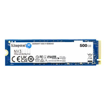 Kingston SNV3S/500G SNV3S NV3 500GB PCle 4.0x4 NVMe M.2 2280 SSD 5000/3000MB/s compaitible Notebook and SFF 5Y Limited - Image 1