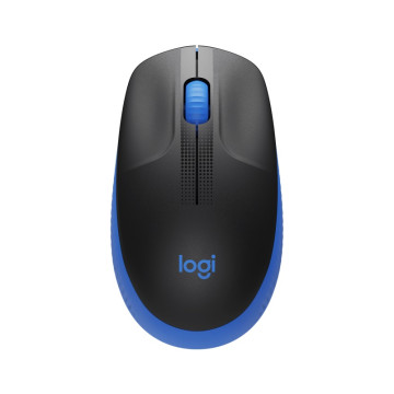 Logitech 910-005914 M190 Full-Size Wireless Mouse - BLUE from up to 10 meters away 1000 dpi, ONE AA- 18 months of worry-free usage - Image 1