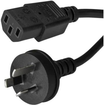 StarTech PXTA1012M 2M 6 FT POWER SUPPLY CORD - AS/NZS 3112 TO C13 LTW - Image 1