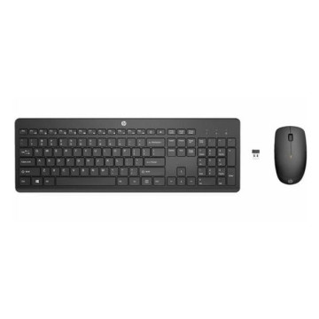 HP 1Y4D0UT 235 USB Wireless Keyboard & Mouse Combo 2.4GHz 12 Function keys Chiclet Comfortable Low Noise 1600DPI Mouse Light Weight Long Battery replaces NA-18H24AA - Image 1