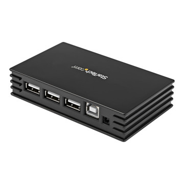 StarTech ST7202USB 7 PORT COMPACT BLACK USB 2.0 HUB - TAA - Image 1