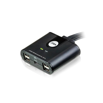 Aten US424-AT Peripheral Switch 4x4 USB 2.0, 4x PC, 4x USB 2.0 Ports, Remote Port Selector, Plug and Play, Hot Pluggable - Image 1