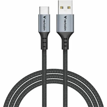 Verbatim 31843 18W USB-A TO USB-C CABLE - BLACK - Image 1