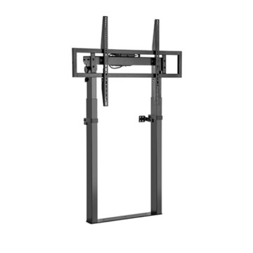 Brateck TTL14-68FR-B TTL14-68FR Motorized Wall Mount Stand, Designed for the Heaviest TV Fit Screen Size: 55'-100'up to120kg - Matte Black（LS） - Image 1