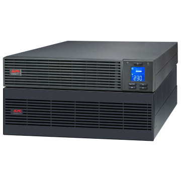 APC SRV6KRILRK Easy UPS 6000VA/6000W Online UPS, 5U Rackmount, 230V/HW Input, 1x HW Outlets, Lead Acid Battery, W/ Battery Pack, W/ Rail Kit - Image 1