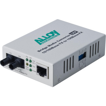 Alloy FCR200STR 10/100Base-TX to 100Base-FX Multimode Fibre (STR) Converter with LFP via FEF or FM. 2Km - Image 1