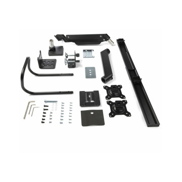 StarTech ARMSLMBARDUO DUAL MONITOR ARM UP TO 32"/8KG PER DISPLAY, H/ADJ, DESK MOUNT, 5YR - Image 1