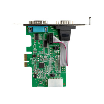 StarTech PEX2S953 2 PORT D-SUB PCIe RS232 ADAPTER CARD, LOW & STD PROFILE, LTW - Image 1