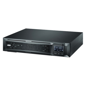 Aten OL2000HV-AT-G 2000VA/2000W Professional Online UPS with USB/DB9 connection, 8 IEC C13 outlets, optional SNMP support, EPO and RJ port surge protection - Image 1