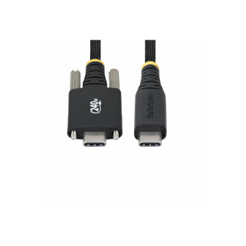 StarTech S2CEPR2M-USBSL-CABLE 6.6FT (2M) USB-C CHARGING CABLE, 240W, SILICONE JACKET, LTW - Image 1