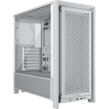 Corsair CC-9011291-WW FRAME 4000D Modular Mid-Tower PC Case - White, ATX, 430mm GPU, 170mm CPU cooler, 360mm rad, 1x HD Audio, 1x USB-C 3.2 Gen 2 - Image 1