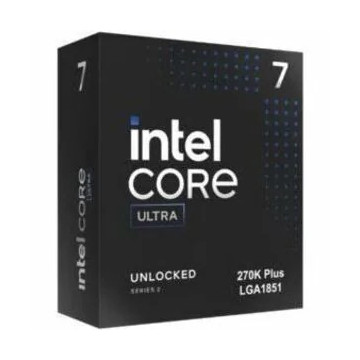 Intel BX80768270K Core Ultra 7 Series 2 (2nd Gen) 270K PLUS Tetracosa-core (24 Core) 3.70 GHz Processor - 36 MB L3 Cache - 40 MB L2 Cache - 64-bit Processing - 5.50 GHz Overclocking Speed - Socket LGA-1851 - vPro Technology - Yes Graphics - 24 T - Image 1