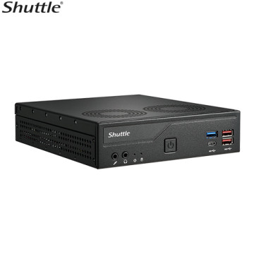 Shuttle DH770 Slim Mini PC, Intel 14th/13th/12th Gen LGA1700 socket, 1L, H770, 2x DDR5, 2x 2.5G LAN, 2x COM, 4x USB 3.2 Gen 1, 4x USB 3.2 Gen 2, 2x - Image 1