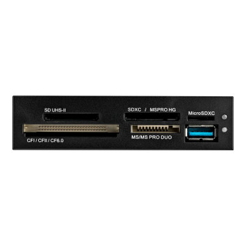 StarTech 35FCREADBU3 USB 3.0 INTERNAL MULTI-CARD READER W/ UHS-II -SD/MICROSD/MS/CF 2YR - Image 1