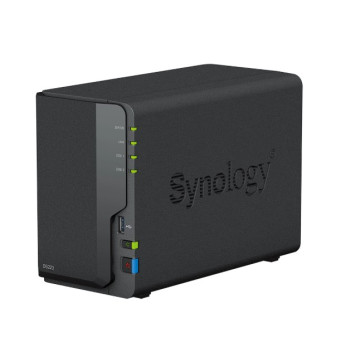 Synology DS223 DiskStation 2-Bay 3.5' Diskless 1xGbE NAS (Tower) (HMB), Realtek RTD1619B quad-core 1.47Hz, 2GB RAM, 3xUSB3.2, 1 x 1GbE (RJ-45) - Image 1
