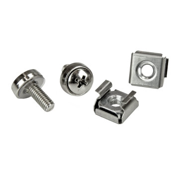 StarTech CABSCRWM520 M5 RACK SCREWS AND M5 NUTS - M5 CAGE NUTS AND SCREWS - 20 PACK LTW - Image 1