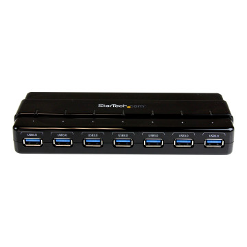 StarTech ST7300USB3B 7 PORT USB 3.0 HUB 5GBPS 7X USB-A - DESKTOP - BUS/SELF POWERED 2YR - Image 1