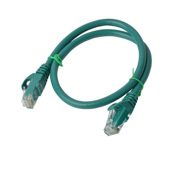 8ware PL6A-0.25GRN CAT6A Cable 0.25m (25cm) - Green Color RJ45 Ethernet Network LAN UTP Patch Cord Snagless - Image 1