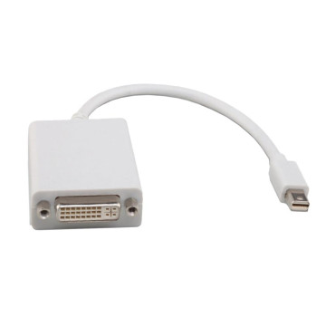 8ware GC-MDPDVI Mini DisplayPort DP 20-pin to DVI 24+5-pin 20cm Male to Female Adapter Cable - Image 1