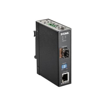 D-Link DIS-M100G-SW 2-Port Base-T-SFP Media Converter - Image 1