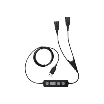 Jabra 265-09 LINK 265 USB-A SUPERVISOR CORD W/ 2 QD INTERFACE - Image 1