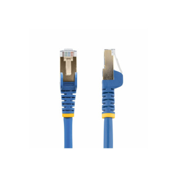 StarTech 6ASPAT150CMBL 1,5M CAT6A ETHERNET CABLE - 10 GIGABIT SHIELDED SNAGLESS RJ45 100W POE PATCH - Image 1