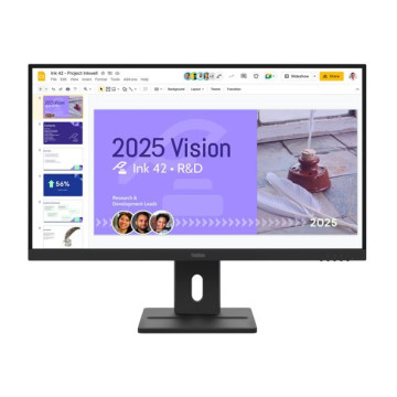 Lenovo 64BDGAR4AU ThinkVision E27Q-40 27' 100Hz QHD IPS Monitor 2K 2560x1440 16:9 4ms Tilt Swivel Pivot Height Adjust 2xHDMI DP VESA 3yr WTY Black ~63ECGAR2AU - Image 1