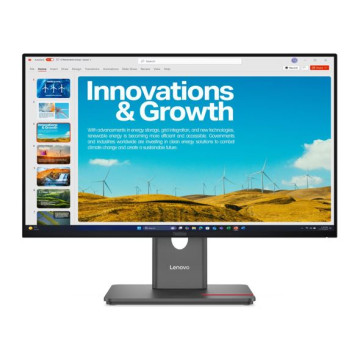 Lenovo 64B1GAR1AU ThinkVision P24qd-40 23.8'/24' QHD IPS Monitor 2K 2560x1440 16:9 Height Adjustable Tilt Swivel Pivot HDMI USB-C DP1.4 4xUSB3.2 Hub RJ45 LAN 3yr - Image 1