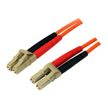 StarTech 50FIBLCLC3 3M 50 125 MULTIMODE LC LC FIBER CABLE - Image 1