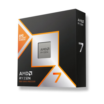 AMD 100-100001084WOF Ryzen 7 9800X3D 8-core/16-thread Zen 5 CPU, 5.2GHz boost, 96MB L3 cache, 120W TDP, DDR5, PCIe 5.0, Radeon Graphics, - Image 1