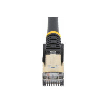 StarTech 6ASPAT2MBK 2M CAT6A ETHERNET CABLE - 10GbE STP SNAGLESS 100W POE BLACK LTW - Image 1