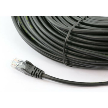 8ware PL6A-20BLK CAT6A Cable 20m - Black Color RJ45 Ethernet Network LAN UTP Patch Cord Snagless - Image 1