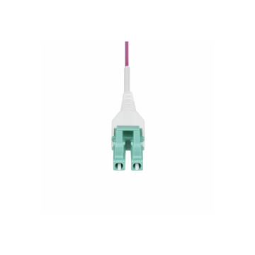 StarTech OM4RLCLC20M 20M (66FT) LC/LC (UPC) OM4 MULTIMODE FIBER OPTIC CABLE, OFNR, LTW - Image 1